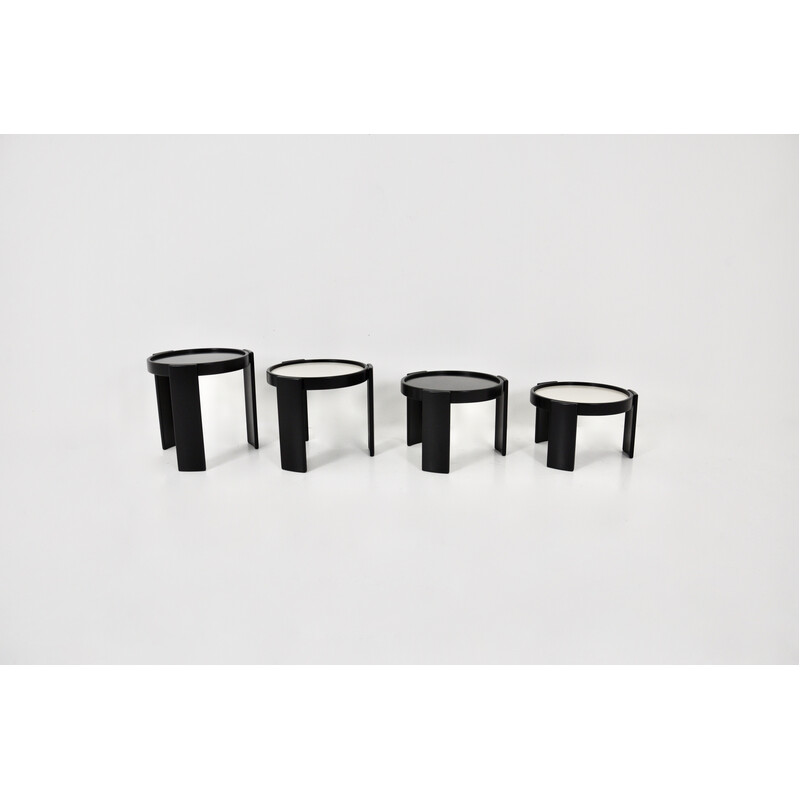 Vintage nesting tables model 780 by Gianfranco Frattini for Cassina, 1960