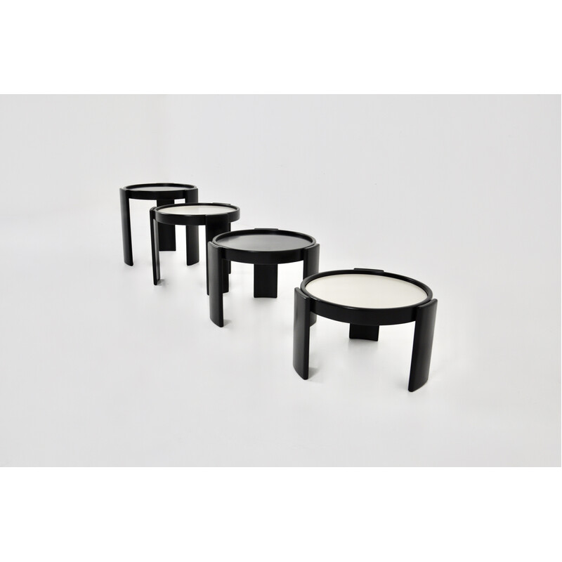 Vintage nesting tables model 780 by Gianfranco Frattini for Cassina, 1960