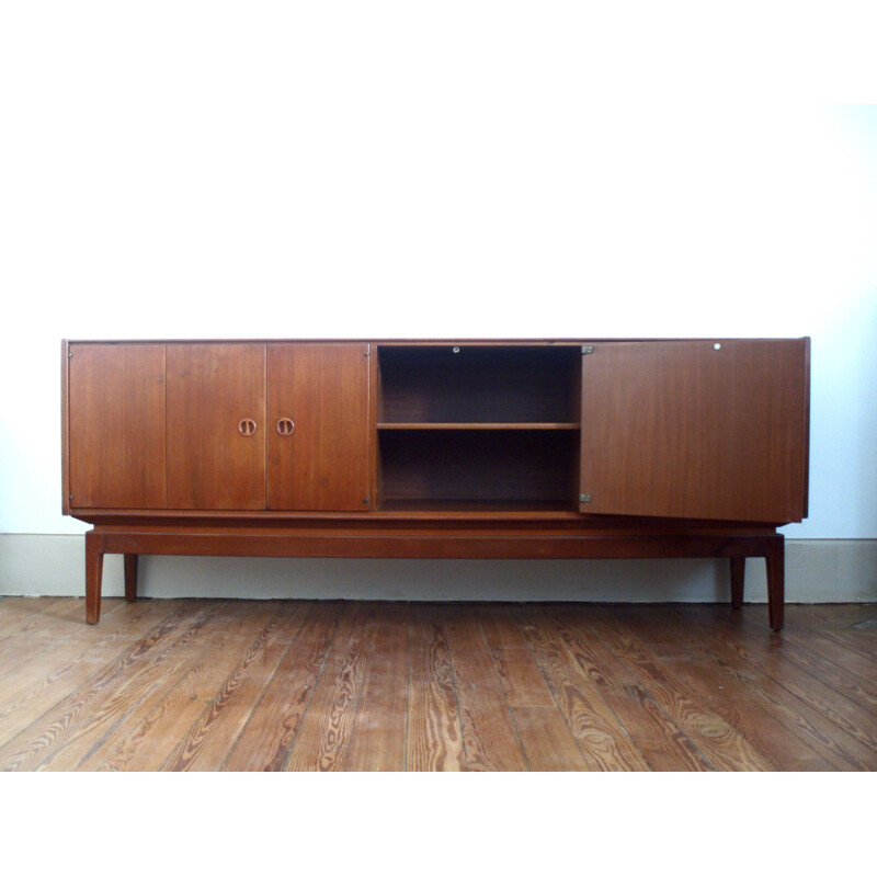 Enfilade scandinave en teck - 1960