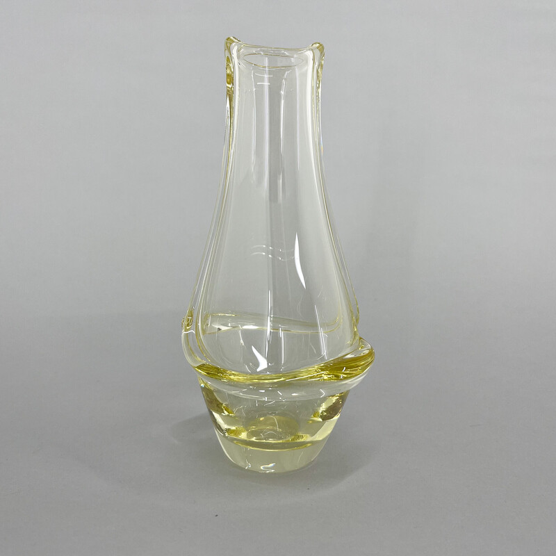 Mid-century vase by Frantisek Zemek for Mstisov Glassworks, Czechoslovakia 1960s