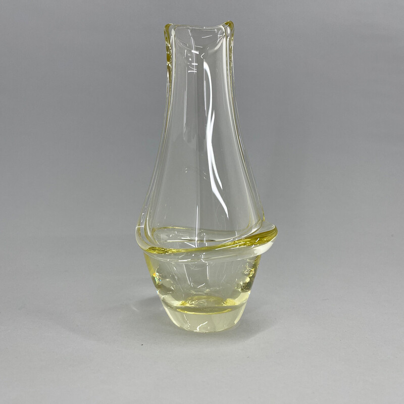 Mid-century vase by Frantisek Zemek for Mstisov Glassworks, Czechoslovakia 1960s