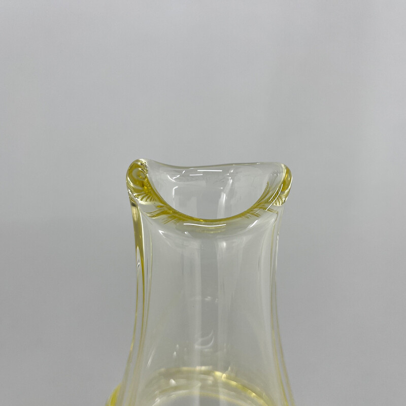 Vase aus der Mitte des Jahrhunderts von Frantisek Zemek für Mstisov Glassworks, Tschechoslowakei 1960er Jahre