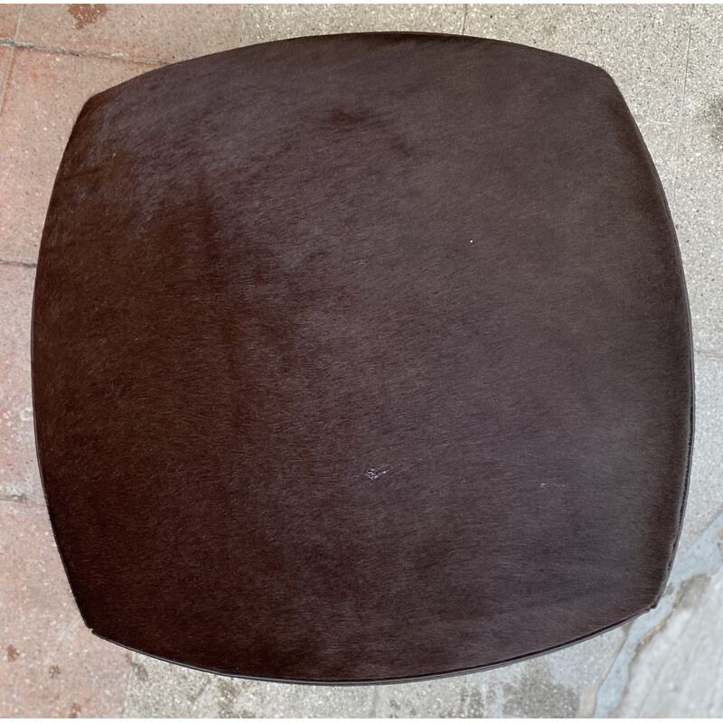 Vintage mobile pouffe by Trussardi