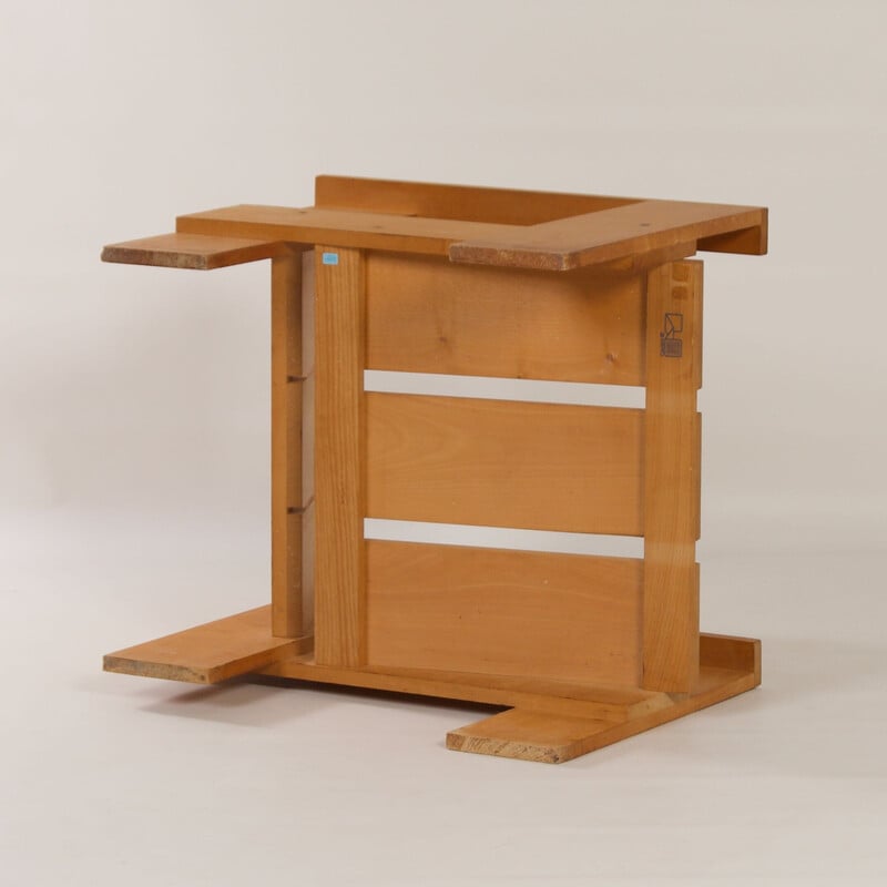 Poltrona vintage Crate di Gerrit Rietveld per Cassina, anni '80