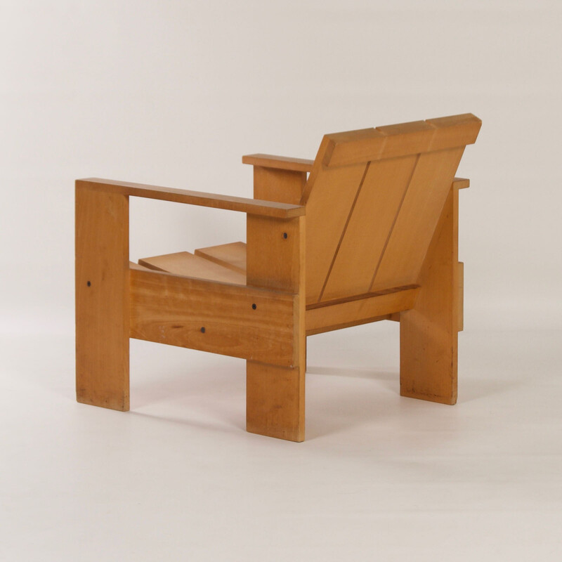 Vintage Crate armchair by Gerrit Rietveld for Cassina, 1980s