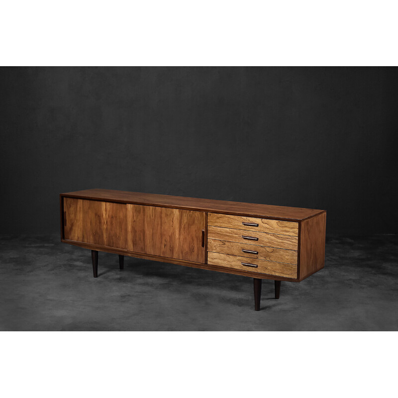 Vintage Danish mahogany sideboard with drawers, 1970s