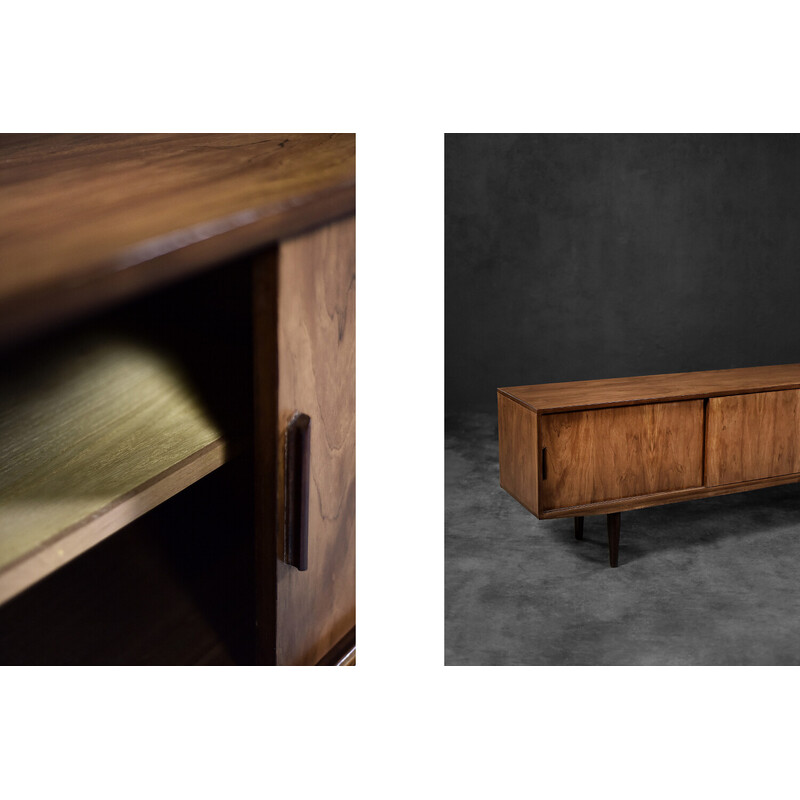 Vintage Danish mahogany sideboard with drawers, 1970s