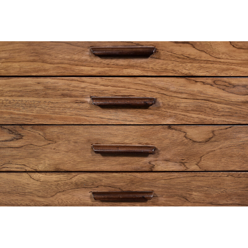 Vintage Danish mahogany sideboard with drawers, 1970s