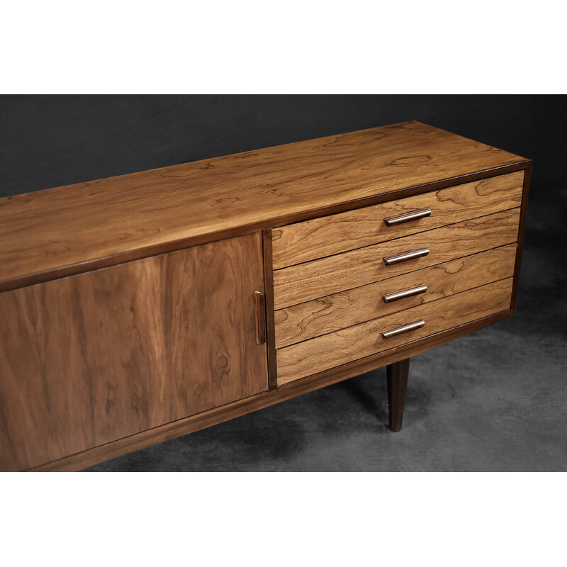 Credenza danese vintage in mogano con cassetti, anni '70