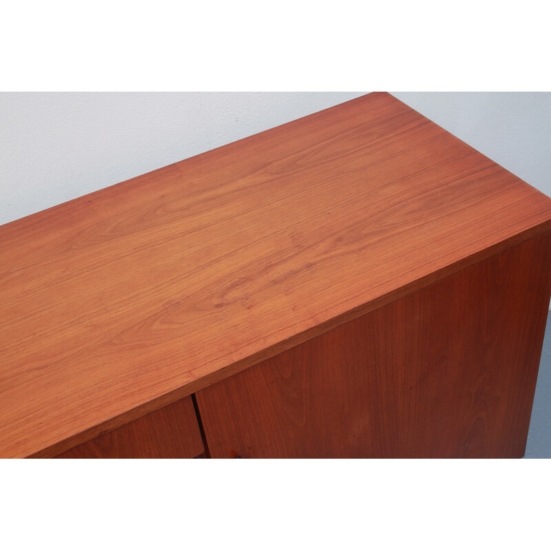 Vintage sideboard in walnut with bar case, 1960s