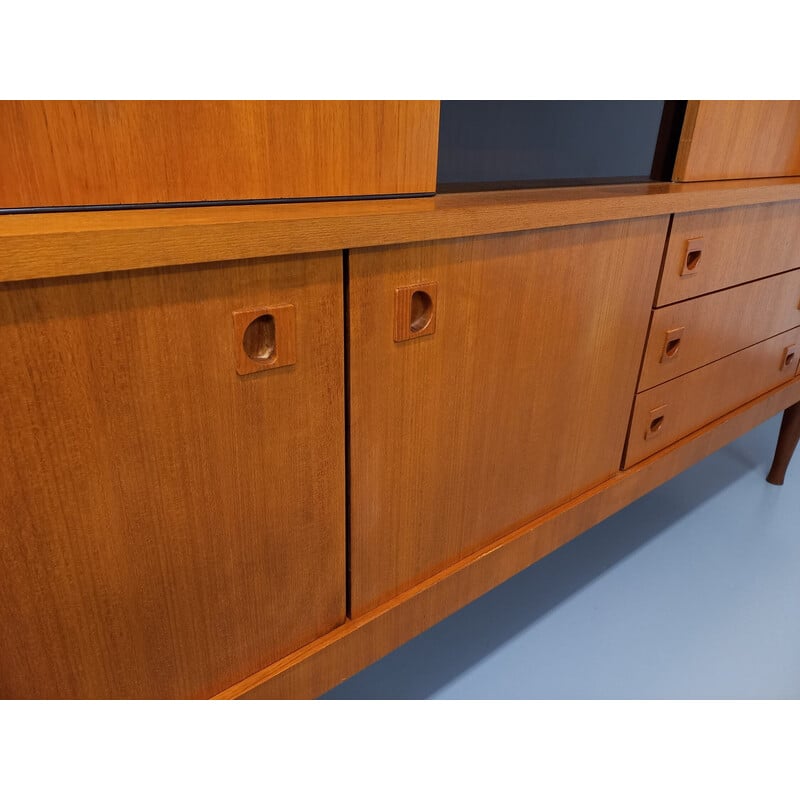 Vintage Scandinavian sideboard in teak, 1950-1960