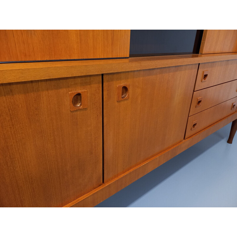 Vintage Scandinavian sideboard in teak, 1950-1960