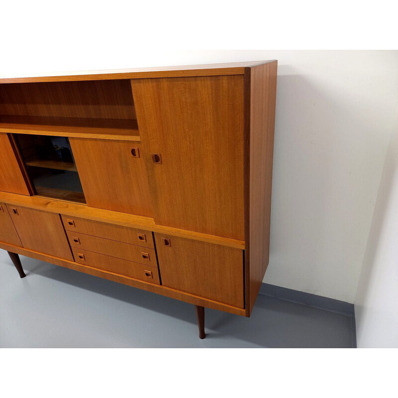 Vintage Scandinavische enfilade in teak, 1950-1960