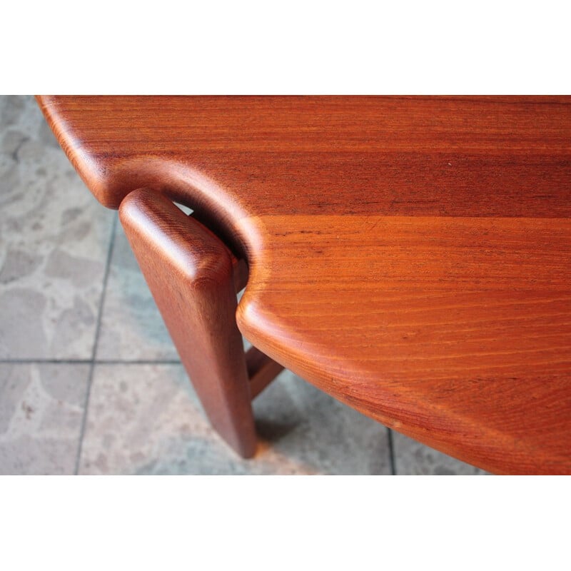 Scandinavian coffee table in solid teak - 1970s