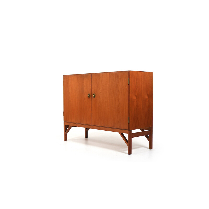 Vintage highboard in teak by Børge Mogensen for Fdb Møbler, 1960s