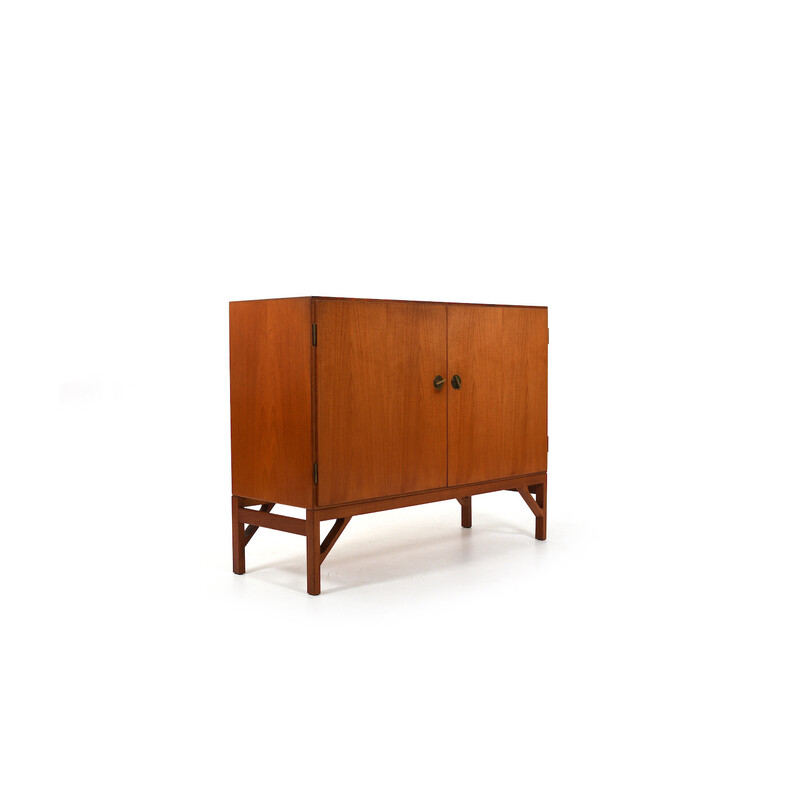 Vintage highboard in teak by Børge Mogensen for Fdb Møbler, 1960s