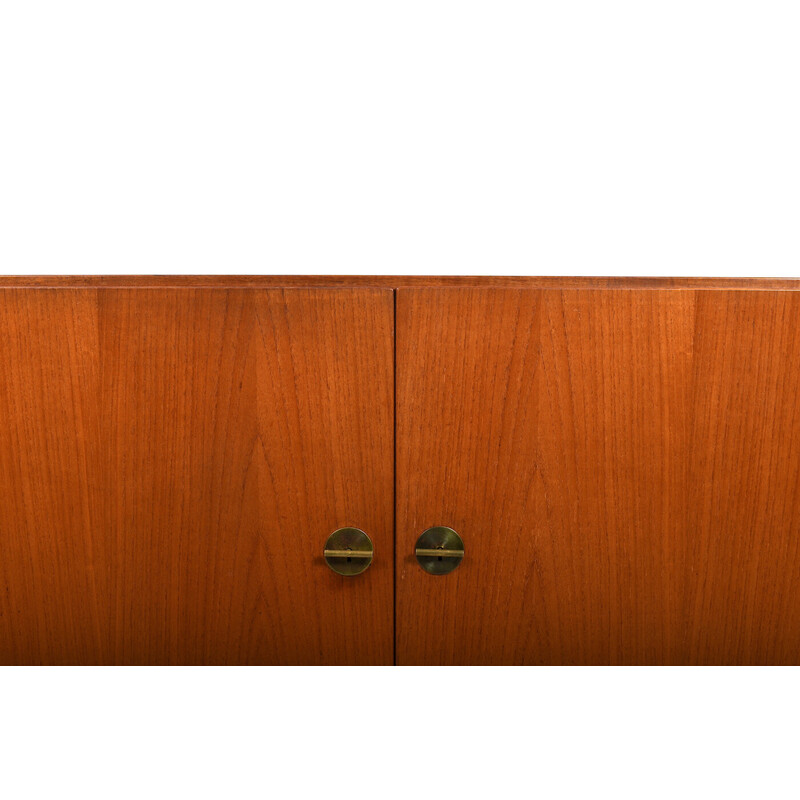 Vintage highboard in teak by Børge Mogensen for Fdb Møbler, 1960s