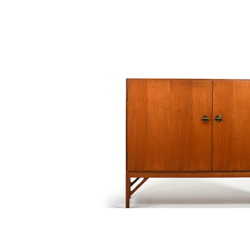 Vintage highboard in teak by Børge Mogensen for Fdb Møbler, 1960s