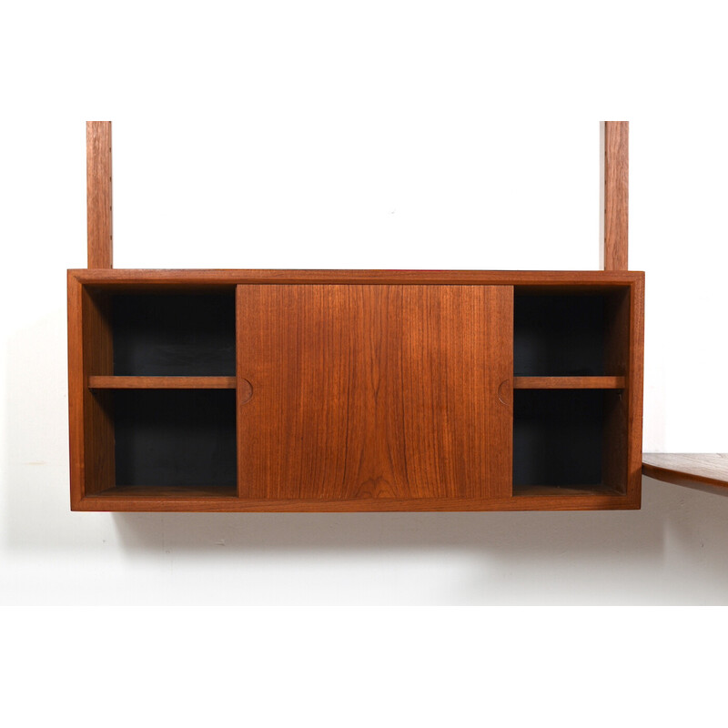 Vintage teak Royal system shelf by Poul Cadovius for Cado, Denmark