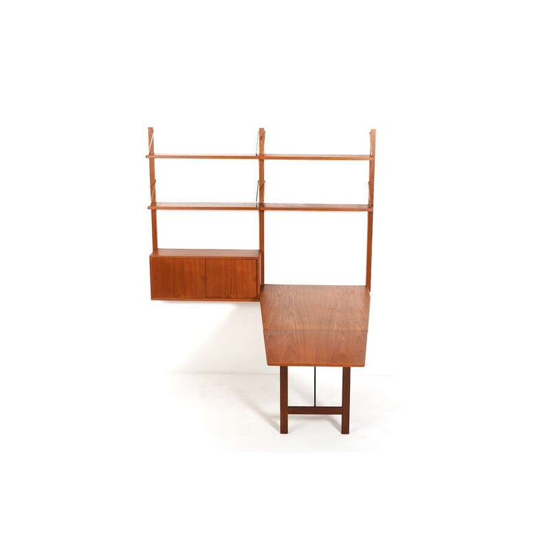 Vintage teak Royal system shelf by Poul Cadovius for Cado, Denmark