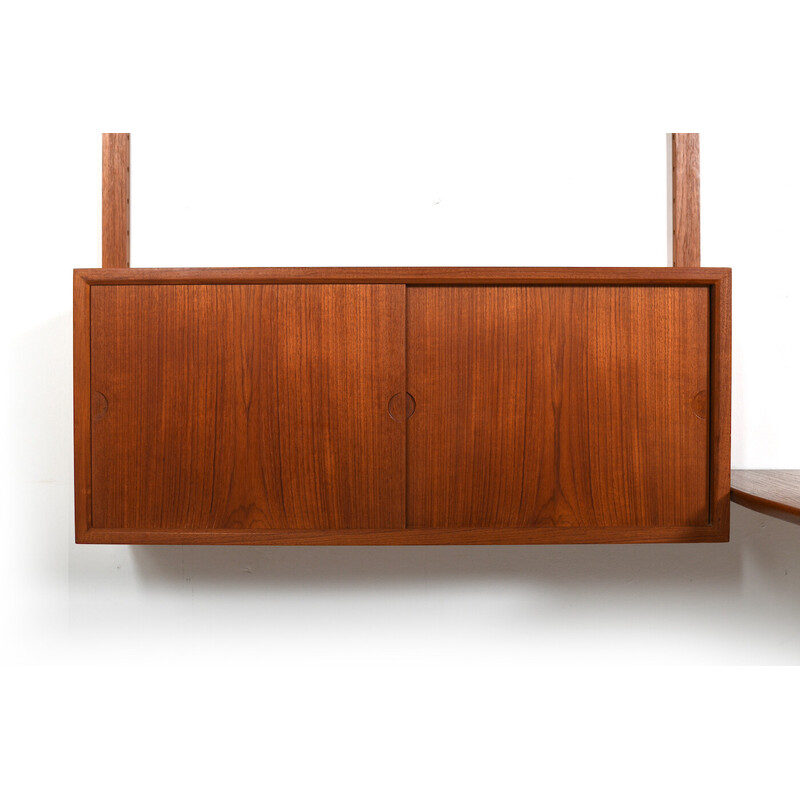 Vintage teak Royal system shelf by Poul Cadovius for Cado, Denmark