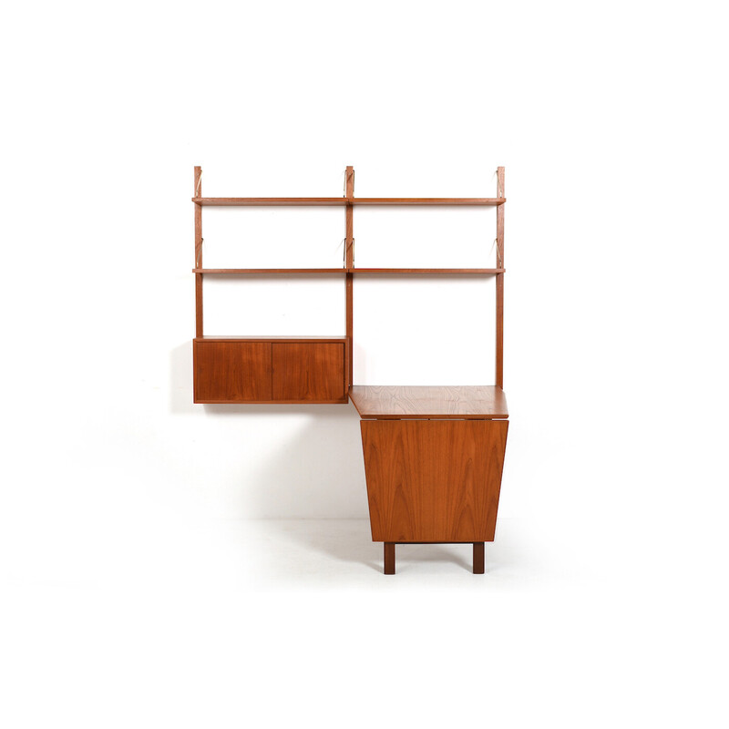 Vintage teak Royal system shelf by Poul Cadovius for Cado, Denmark