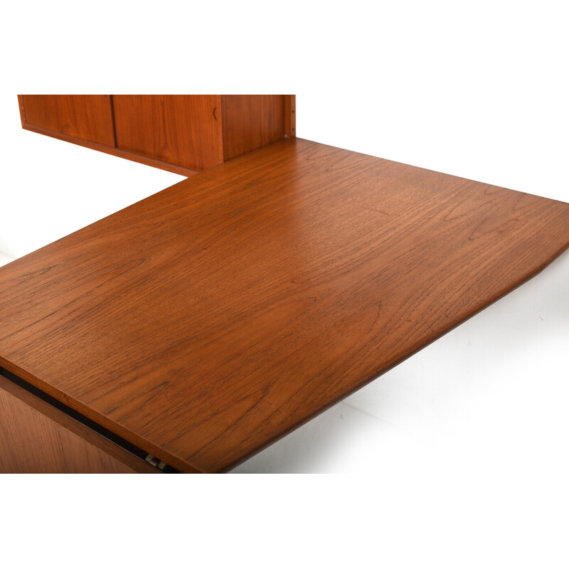 Vintage teak Royal system shelf by Poul Cadovius for Cado, Denmark