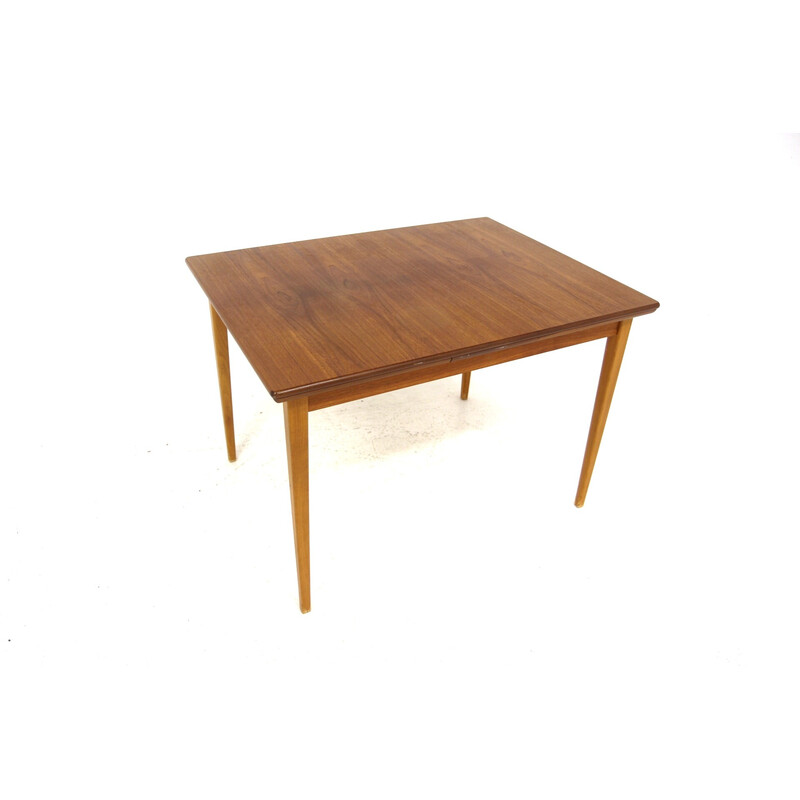 Vintage teak "portfolio" table, Sweden 1950