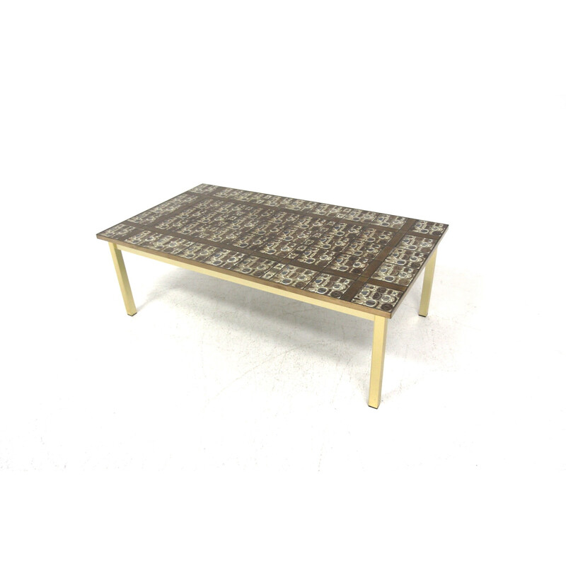 Vintage ceramic coffee table by Royal Copenhagen, Denmark 1970