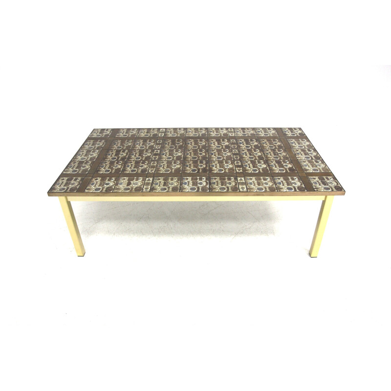 Vintage ceramic coffee table by Royal Copenhagen, Denmark 1970