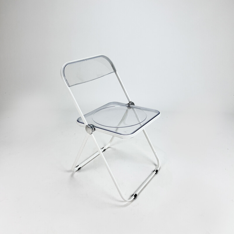 Vintage Plia folding chair by Giancarlo Piretti for Castelli, 1970s