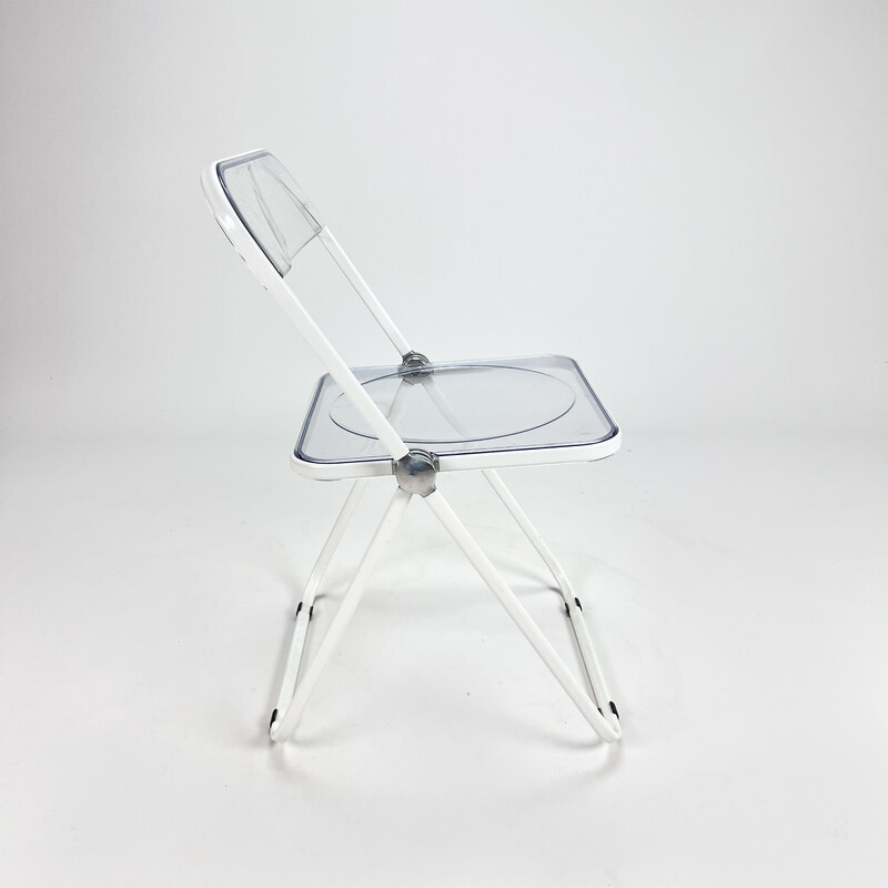 Vintage Plia folding chair by Giancarlo Piretti for Castelli, 1970s