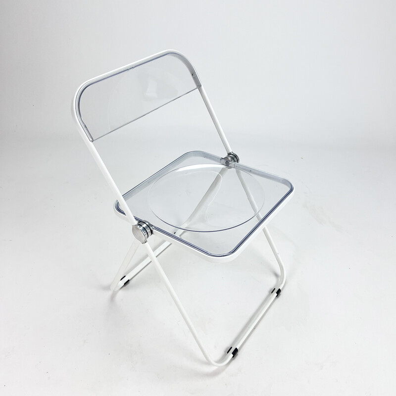 Vintage Plia folding chair by Giancarlo Piretti for Castelli, 1970s