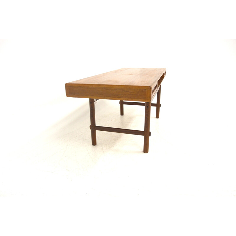 Table basse scandinave vintage en teck, Suède 1960