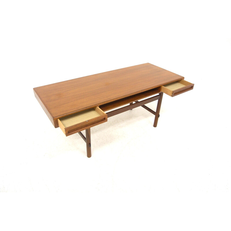 Scandinavian vintage teak coffee table, Sweden 1960