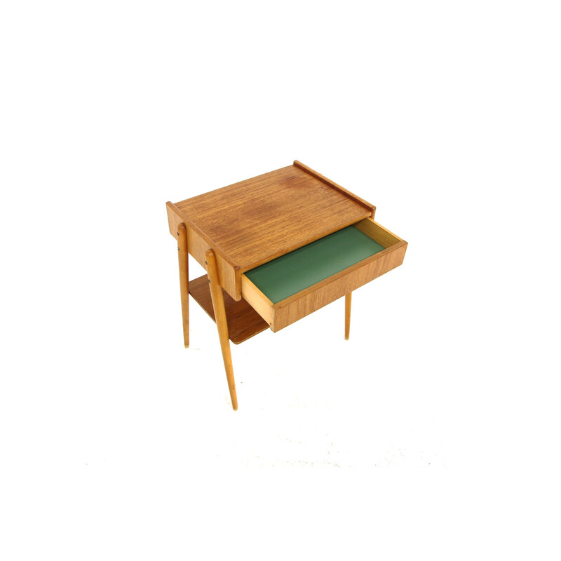 Vintage teak night stand by Carlström, Sweden 1960