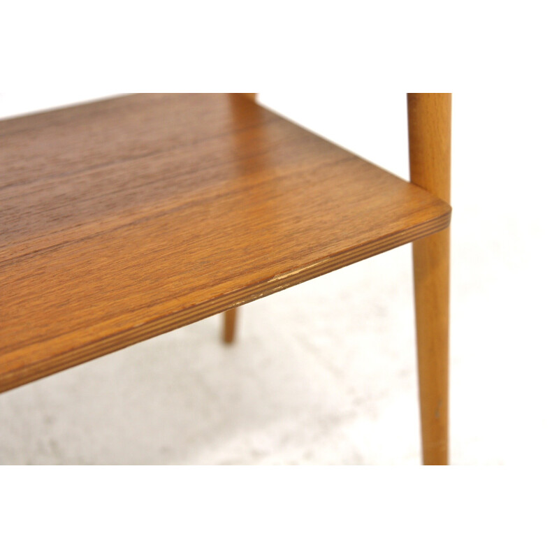 Table de chevet vintage en teck par Carlström, Suède 1960