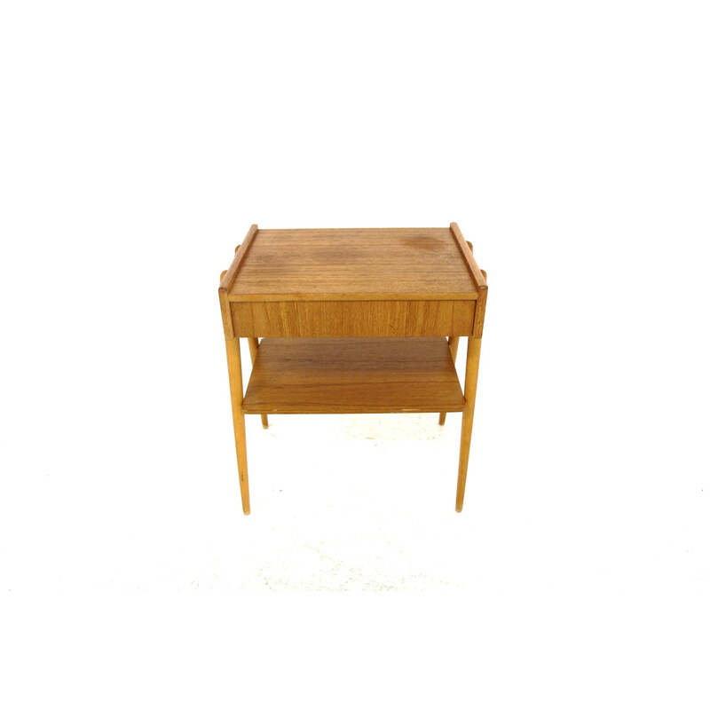 Vintage teak night stand by Carlström, Sweden 1960