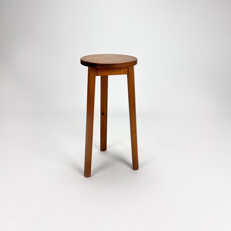 Mid century pine bar stool, 1960s