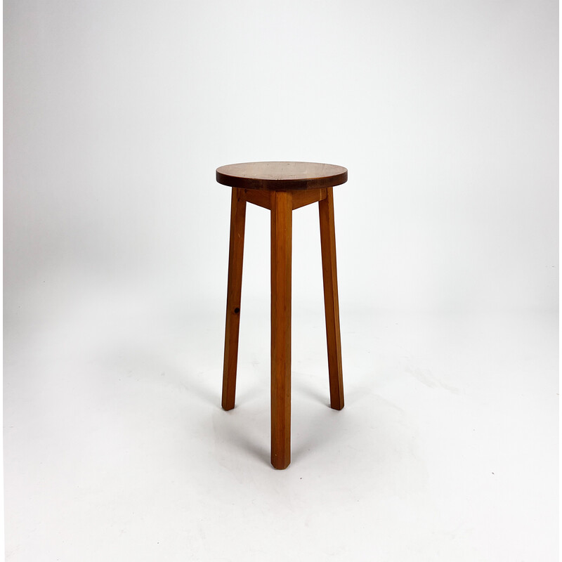 Mid century pine bar stool, 1960s