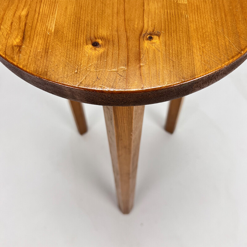 Mid century pine bar stool, 1960s