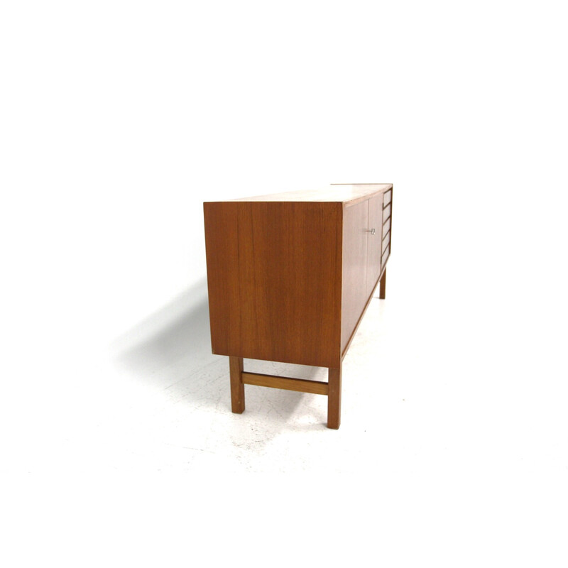 Credenza scandinava in teak, Svezia 1960