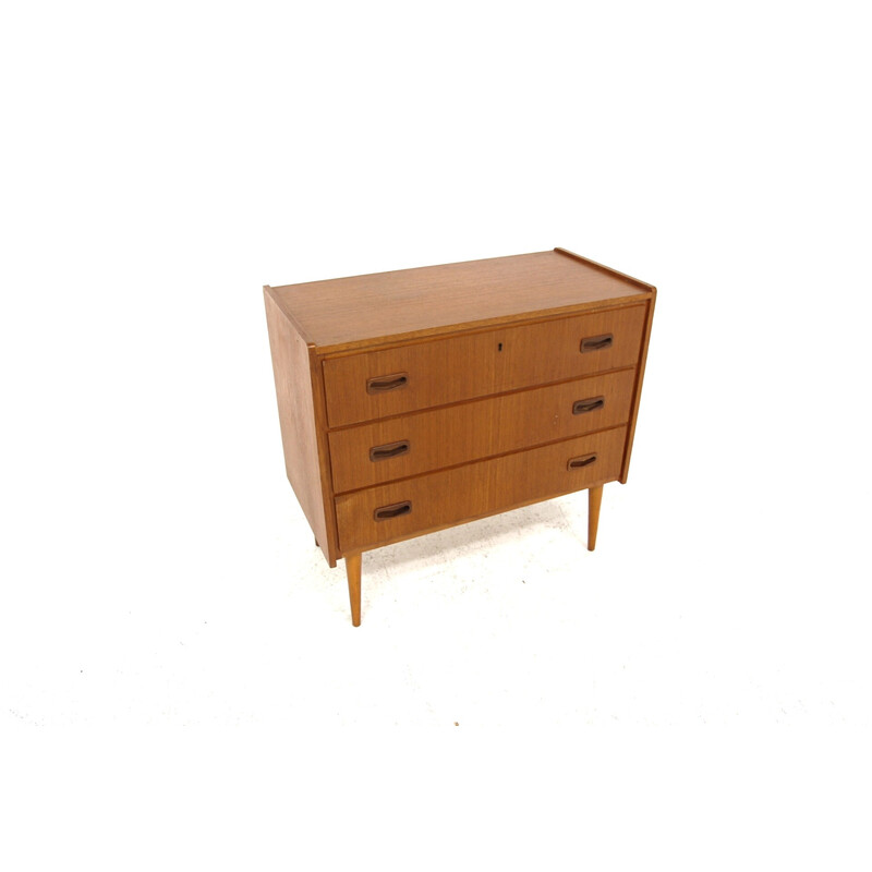 Scandinavian vintage teak chest of drawers, Sweden 1960