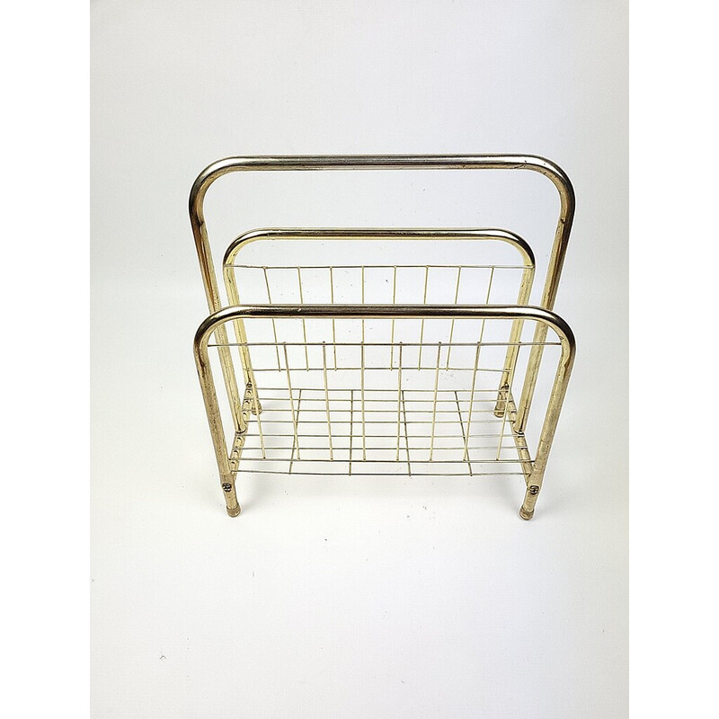 Mid-century magazine rack, 1980s