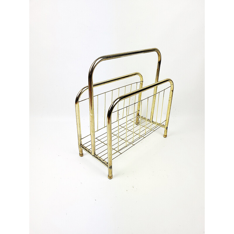 Mid-century magazine rack, 1980s