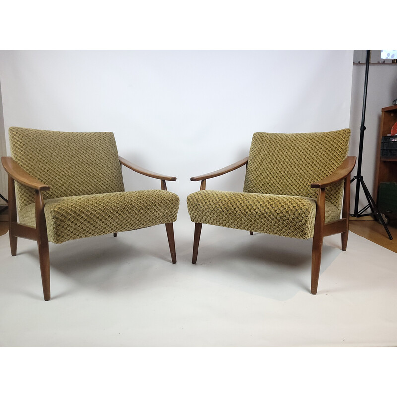 Paar vintage fauteuils, Duitsland 1960