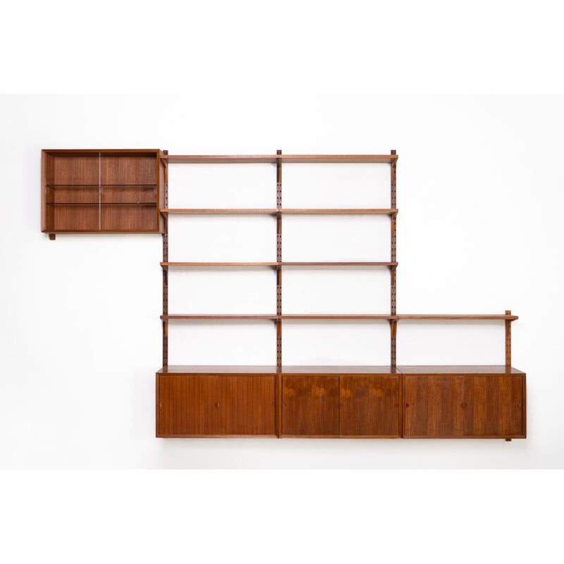 Danish vintage modular wall unit by Poul Cadovius for Cado, 1960s
