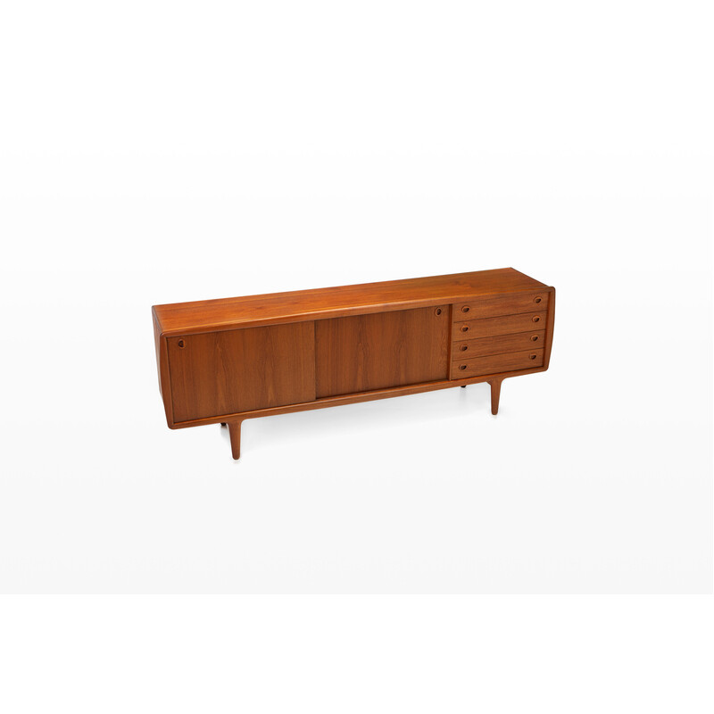 sideboard escandinavo em teca por H.P. Hansen, Dinamarca Anos 60