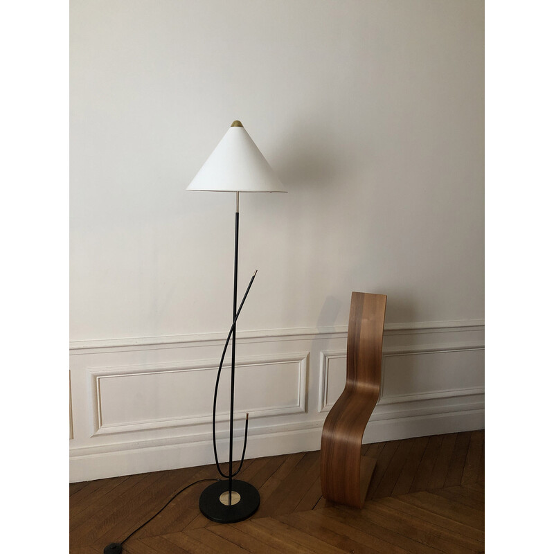 Vintage floor lamp by Arlus, 1950-1960