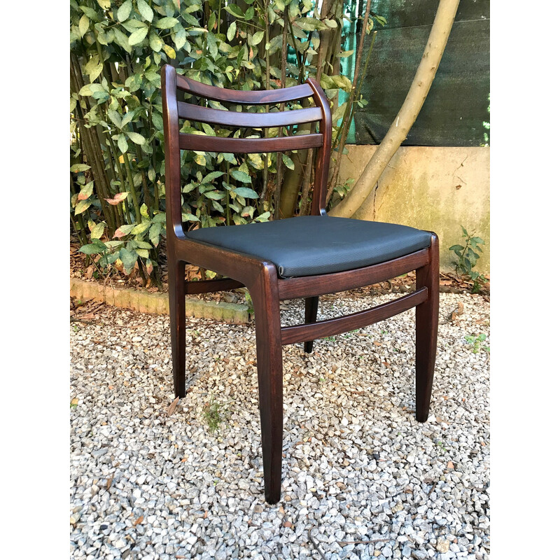 Conjunto de 4 cadeiras de cinzas vintage, 1960